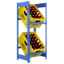 simonclick Simonrack Kit Simonbottle 2 Metallregal 1000x400x300 Mm - Blue - One Size