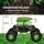 Trutzholm Gartenscooter Stahl 150 kg Sitzhöhe 44-52 cm Schwarz-grün drehbar