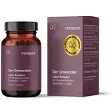 monapure der Umwandler Schilddrüsen & Leber Komplex mit Mariendistel, Artischocke, Cholin, Glutathion, Selen, NAC + weitere Aminosäuren - 60 Kapseln hochdosiert & vegan