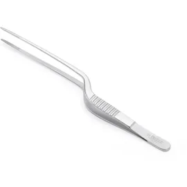 De Buyer Zange Grand Ellenbogen-Präsentation Edelstahl 20 cm Grau/Weiß