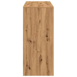 vidaXL Bartisch mit Regal 124 x 46 x 103,5 cm Braun