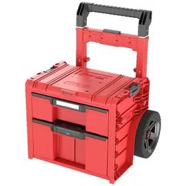 QBRICK PRO Cart 2.0 Plus Drawer 2 12 l rot 520 x 415 x 660 mm