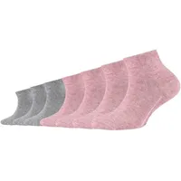 CAMANO Kurzsocken 7er Pack ca-soft in chalk pink melange