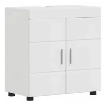 vidaXL Badezimmerschrank-set Tulum Hochglanz Weiß 60 X 34 X 63 Cm Vidaxl