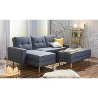 Max Winzer Max Winzer® »Just Chill«, Schlafsofa mit Recamiere, Rückenverstellung, inklusive Stauraumhocker