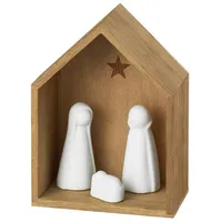 räder Winterzeit Weihnachtskrippe Kleine Krippe