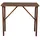Fun Star Tessin Stehtisch 125 x 79 x 108 cm Braun