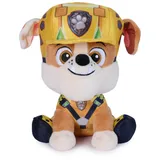 PAW PATROL GUND Dino Film Rubble Plüschtier, kuscheliger 15cm Fellfreund in Kinofilm Uniform, für Kinder ab 1 Jahr