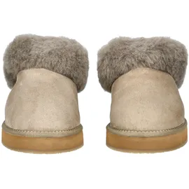 SHEPHERD Hausschuhe Veloursleder Beige 38