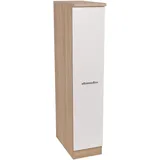 Respekta Apothekerschrank 30 cm Eiche Sägerau 30 x 0 x 0 cm Weiß