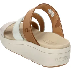 Keen ELLECITY SLIDE Damen Natural Leather/Clearly Aqua 41