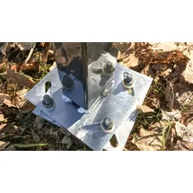 GAH Alberts Zaunpfosten 60 x 40 mm 910 mm Feuerverzinkt