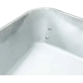 vidaXL Schubkarre 133 l Silber/Schwarz