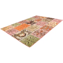 Teppich CALO-DELUXE "Ruzica-404" Gr. 2, bunt (multi), B:80cm H:6mm L:150cm, Kunstfaser, Teppiche, Flachgewebe, Vintage Design, Wohnzimmer