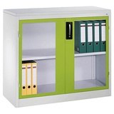 Californian Products CP Stahlschrank 8831-055 S10191 Acrylglas, clowngrün, lichtgrau 120,0 x 50,0 x 100,0 cm, aufgebaut