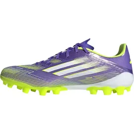 adidas F50 League AG Herren Purple Rush/Cloud White/Lucid Lemon 43 1/3