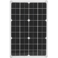 50W Faltbares Solarpanel Solar ladegerät Solarmodul, IP65 wasserdicht Monokristallines Solarpanel mit Dual USB Port Design, kompakter Laderegler für Camping Garten Laptop