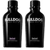 Bulldog Gin London Dry Gin aus 12 Botanicals aus 8 verschiedenen Ländern (1 x 0.7 l) (Packung mit 2)