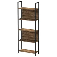 Bücherregal Leiterregal 165 cm Funky Furniture - Schwarz