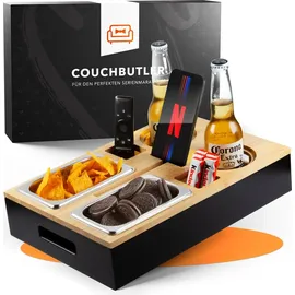 newhabitat Couchbutler Couchbar Snackbox Personalisierbar inkl. Geschenkbox