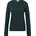 Feinstrickpullover mit Rollkanten Blau 34