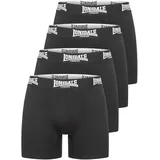 Lonsdale West Challow Boxershorts schwarz S 4er Pack