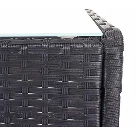 Mendler HWC-D82 Loungeset schwarz/creme