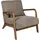 Home Deco Factory Cocktailsessel Cotele Scott Polyester 64,5 x 75 x 83,5 cm Taupe