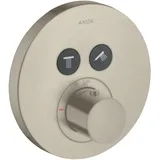 Hansgrohe AXOR Starck ShowerSelect Duschthermostat rund für 2 Verbraucher Brushed Nickel 36723820