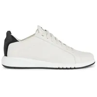 GEOX Herren U Aerantis Sneaker, White Black, 45 EU