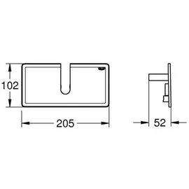 Grohe EasyReach Ablage, 26362LN1,