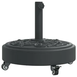 vidaXL Schirmständer Beton 27 kg Schwarz