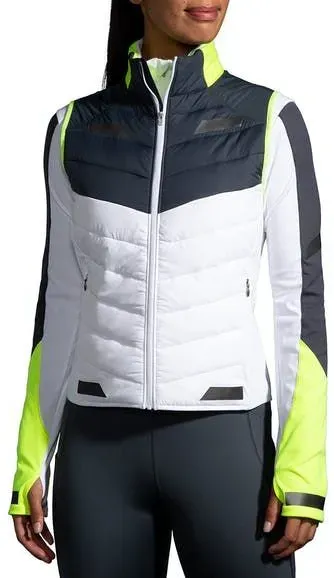 Brooks Damen Run Visible Insulated Vest bunt