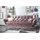 KAWOLA Sofa CHARME Velvet roségrau
