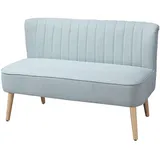 Homcom Sofa, Grün, Holz, 56.5x77x117 cm