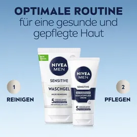 NIVEA MEN Sensitive Gesichtspflege Set Waschgel + Gesichtscreme (50 ml)