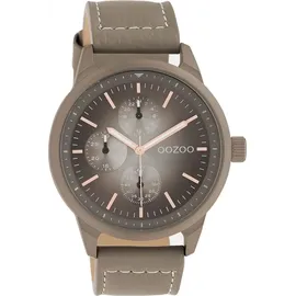 Oozoo Armbanduhr braun taupe C10907 Timepieces Uni Analog-Quarzuhr UOC10907 - Braun