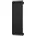 Designheizkörper 1200 450 917 schwarz Ventilposition