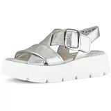 Gabor Plateau-Sandaletten Damen Silber 40