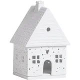 räder Teelichthalter Lichthaus Lebkuchenhaus Weiß