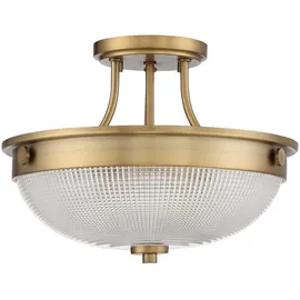 Elsteadlighting Mantle 2-flammig, halbbündig - verwittertes Messing - QZ-MANTLE-SF-WS