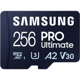 Samsung PRO Ultimate 256 GB microSD-Speicherkarte mit USB-Kartenleser