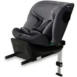 Kinderkraft I-360 i-Size 40-150 cm, - Kindersitz Kinderautositz mit Isofix station, FWF und RWF, Verstellbare Kopfstütze/Rückenlehne mit Liegeposition, Grau