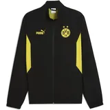 Puma Herren Borussia Dortmund ftblARCHIVE Jacke M Black Faster Yellow
