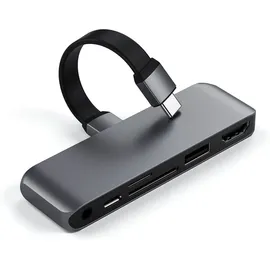Satechi USB-C Mobile Pro Hub SD Space Grau