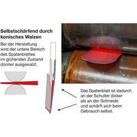 Ideal Gärtnerspaten mit Eschen-T-Stiel 285x185/180mm