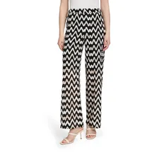 Betty & Co Schlupfhose mit Struktur Schwarz 44