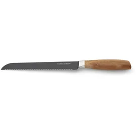 Echtwerk Brotmesser Classic Black Edition schwarz, Klinge: 20,0 cm, 1 St.