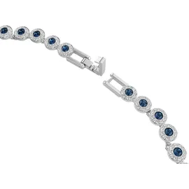 Swarovski Una Angelic Halskette, Rundschliff, blau