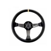 Sparco 015R345MSN Volante Rennlenkräder, Calice 65 mm, Schwarz,Unique